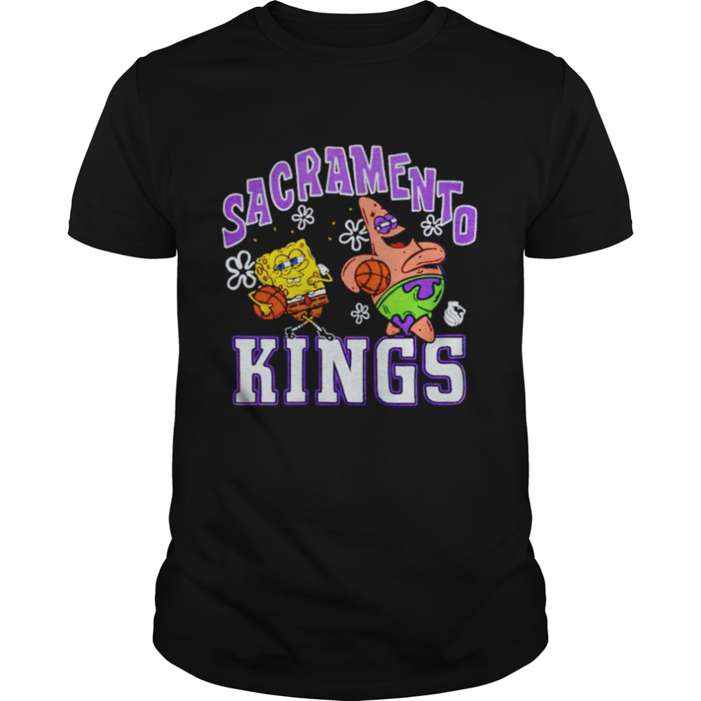 SpongeBob And Patrick X Sacramento Kings T-shirt