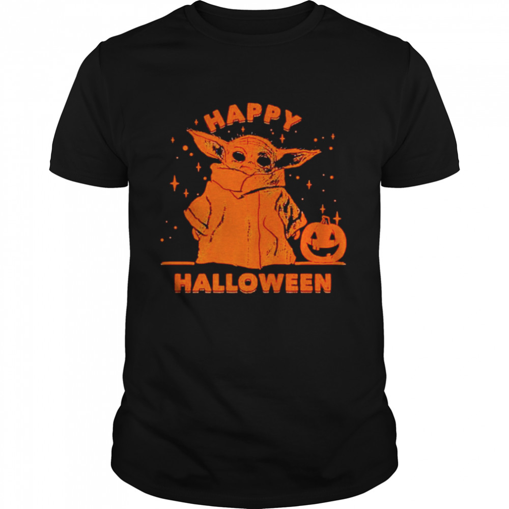 Star Wars Baby Yoda Happy Halloween shirt