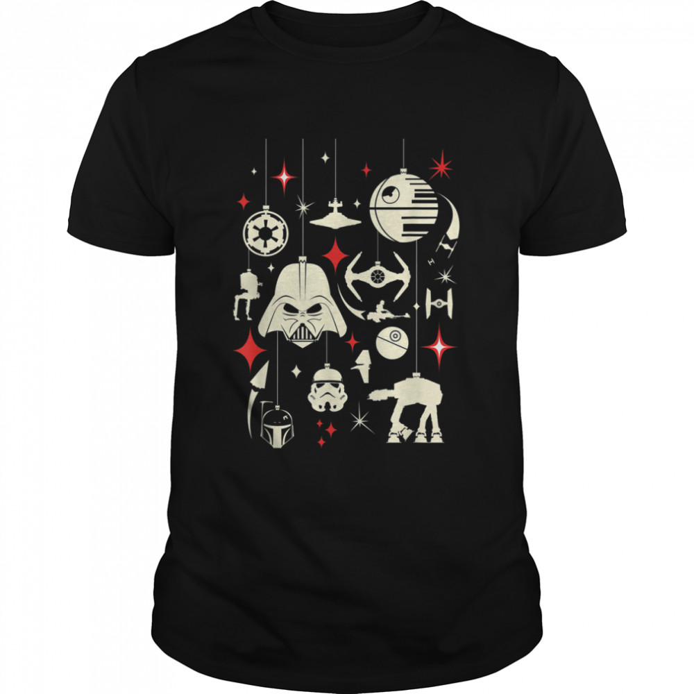 Star Wars Galactic Empire Ornaments Holiday T-Shirt