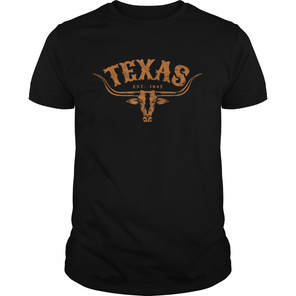 Texas Longhorn Austin Pride Vintage Beauty Design T-Shirt