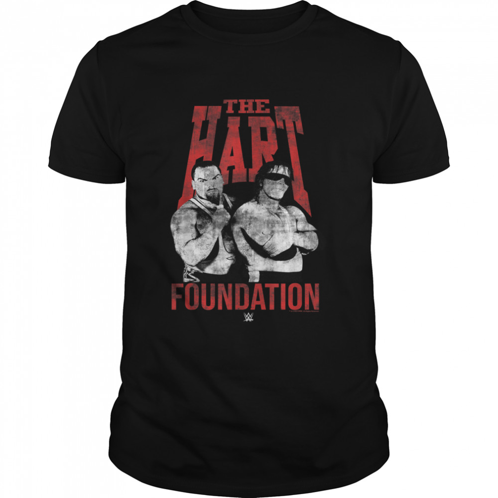 WWE Bret and Anvil The Hart Foundation T- Classic Men's T-shirt