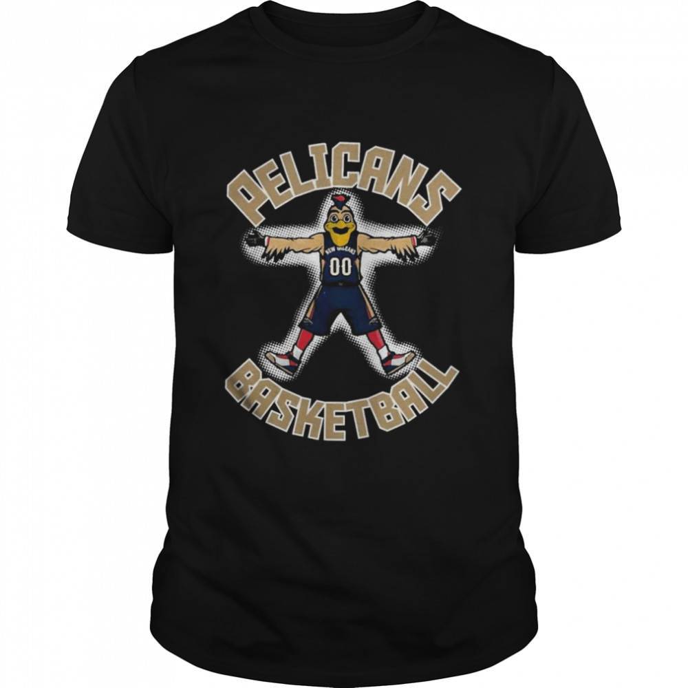 New Orleans Pelicans Basketball Mascot Show  Classic Men's T-shirt