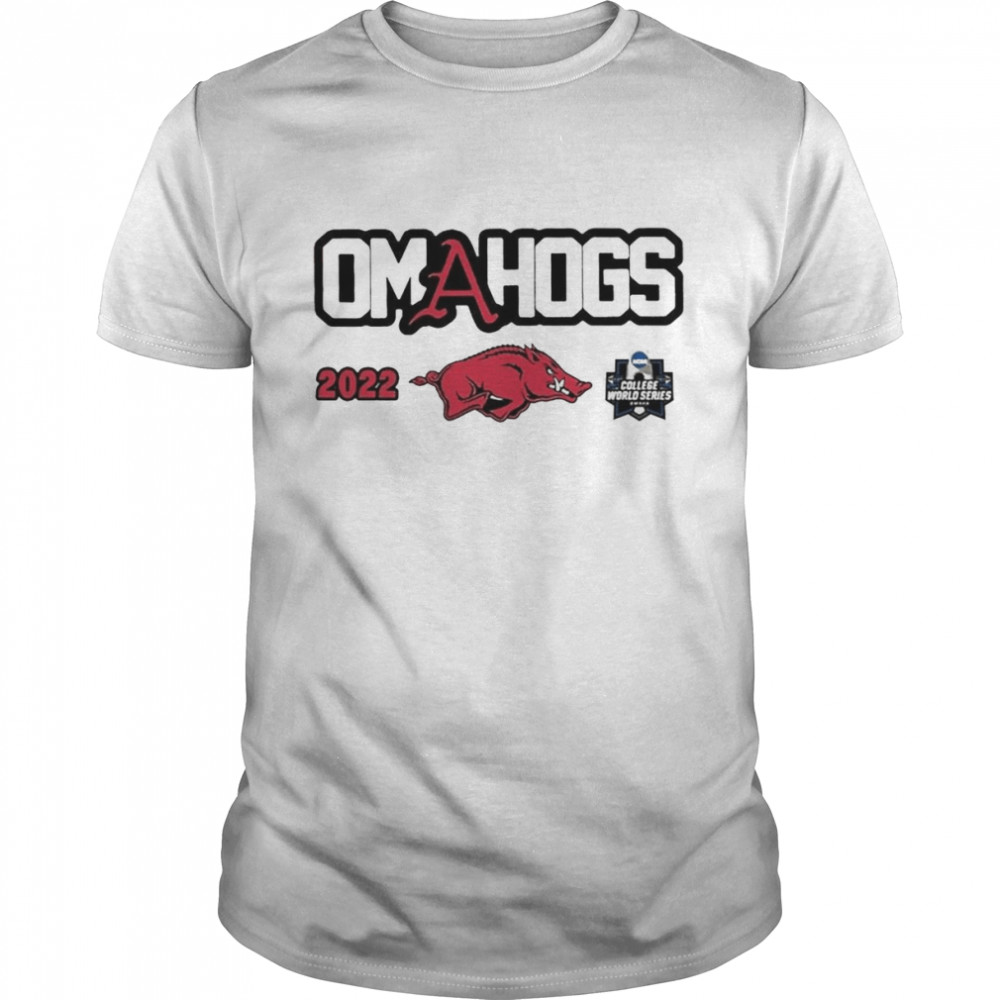 Omahogs Cws 2022 Omahogs Arkansas Razorbacks Baseball Shirt