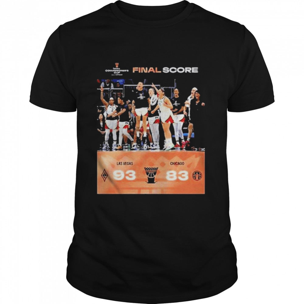 The Las Vegas Aces Are Your 2022 Commissioner’s Cup Champions Final Score Shirt