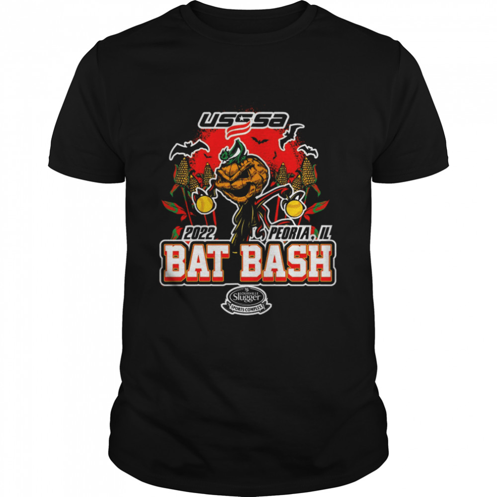 USSSA Bat Bash 2022 Peoria Illinois Louisville Sports Complex logo shirt