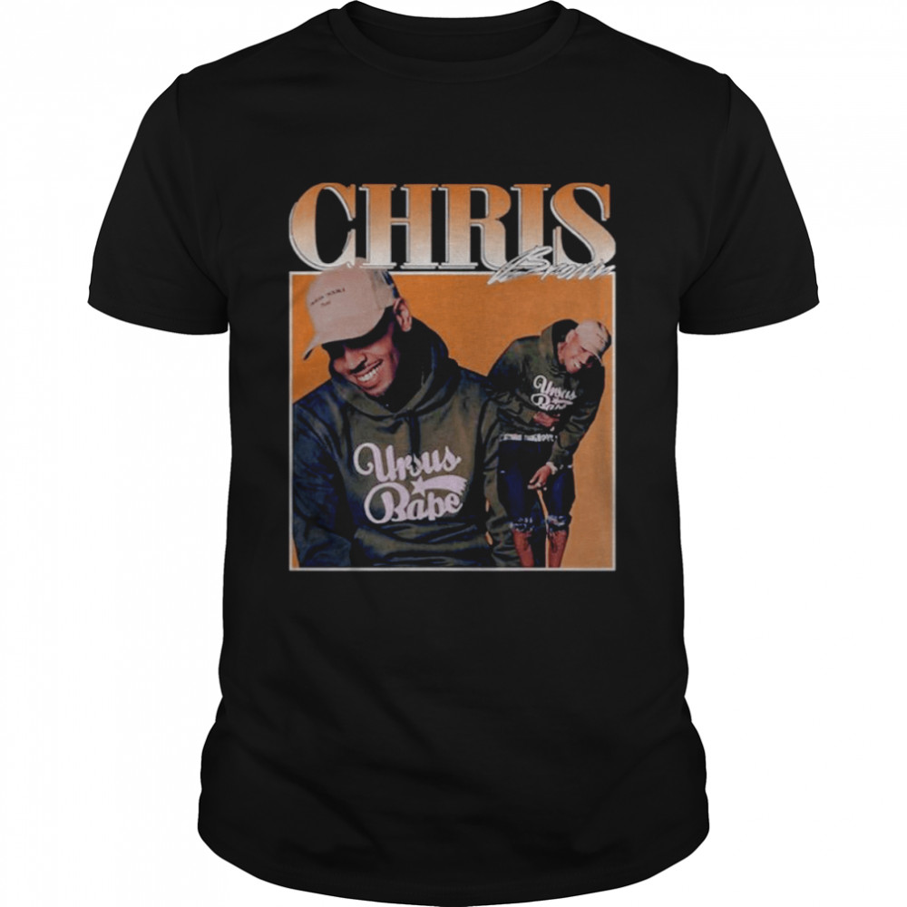 Brown 90s Vintage Black Chris Stapleton Portrait shirt