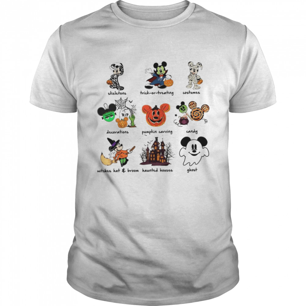 Disney Family Favorite things Happy Halloween 2022 shirt Classic Men's T-shirt