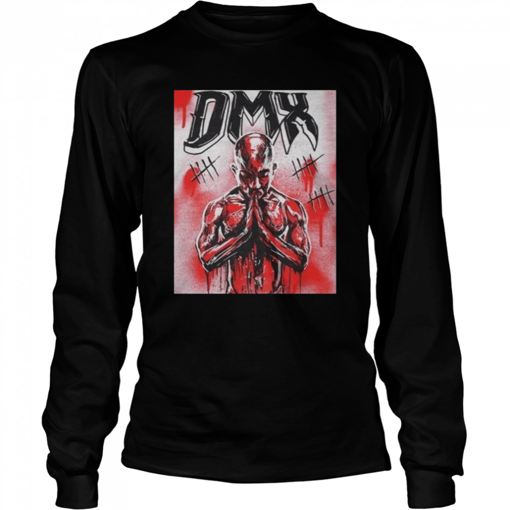 Dmx Earl Simmons Rapper Rap Hip Hop Dark Man X Rip Earl Simmons Ruff Ryders T- Long Sleeved T-shirt