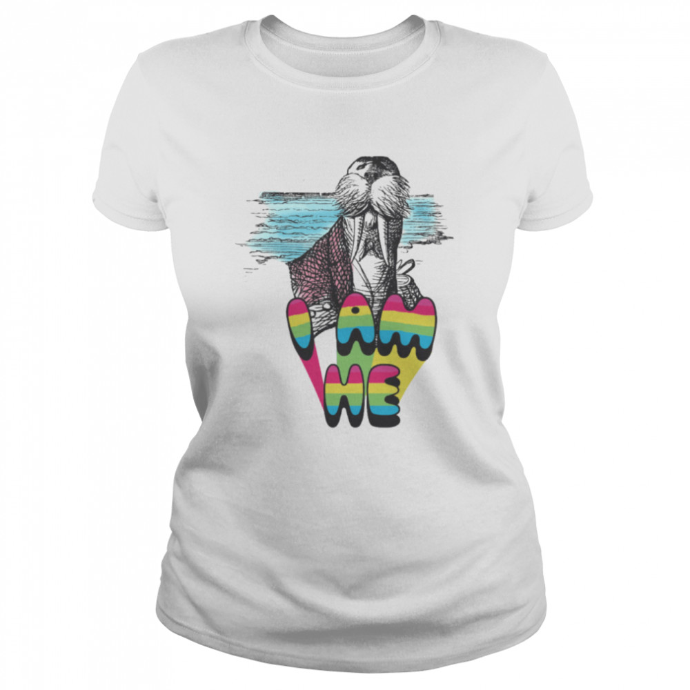 Inspired By The Fab Four I Am He Walrus Picture Classic Women's T-shirt