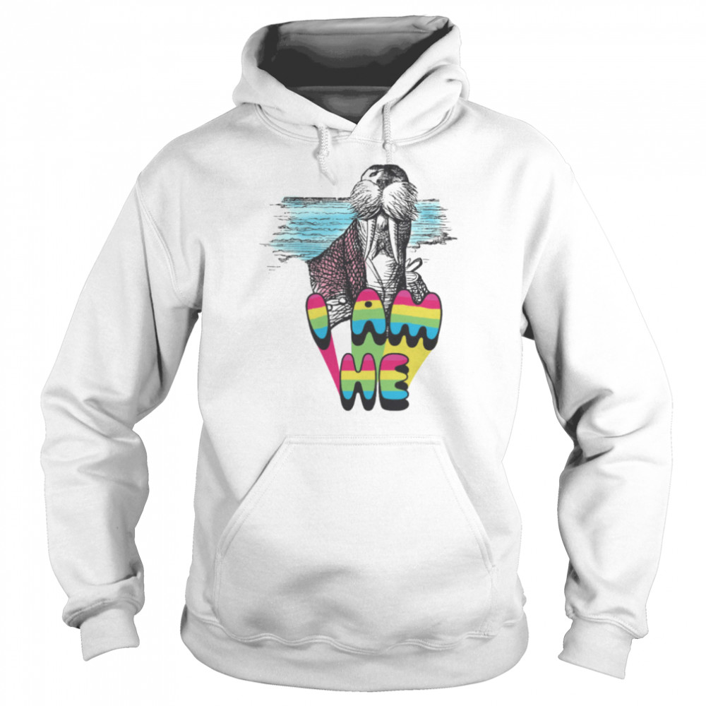 Inspired By The Fab Four I Am He Walrus Picture Unisex Hoodie