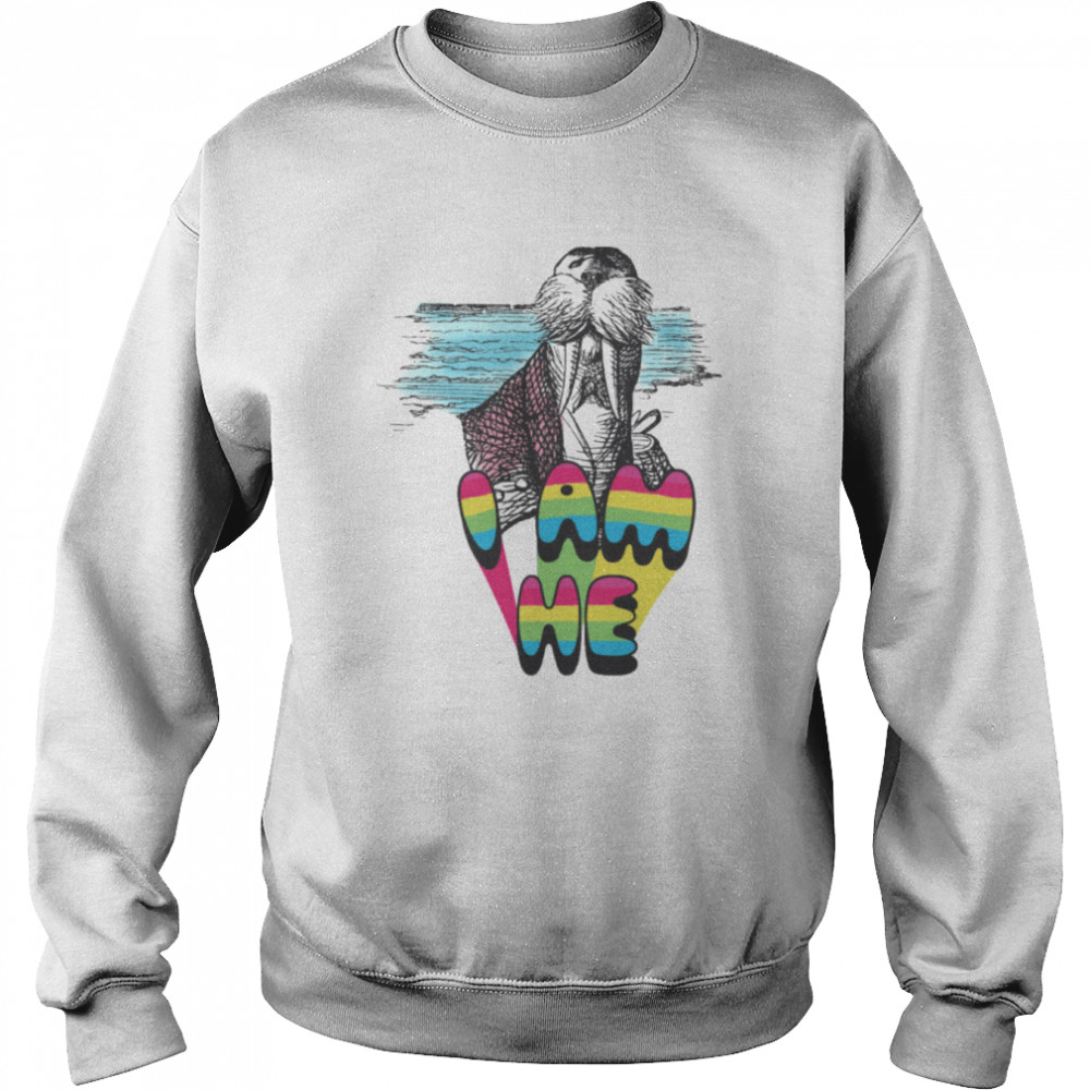 Inspired By The Fab Four I Am He Walrus Picture Unisex Sweatshirt