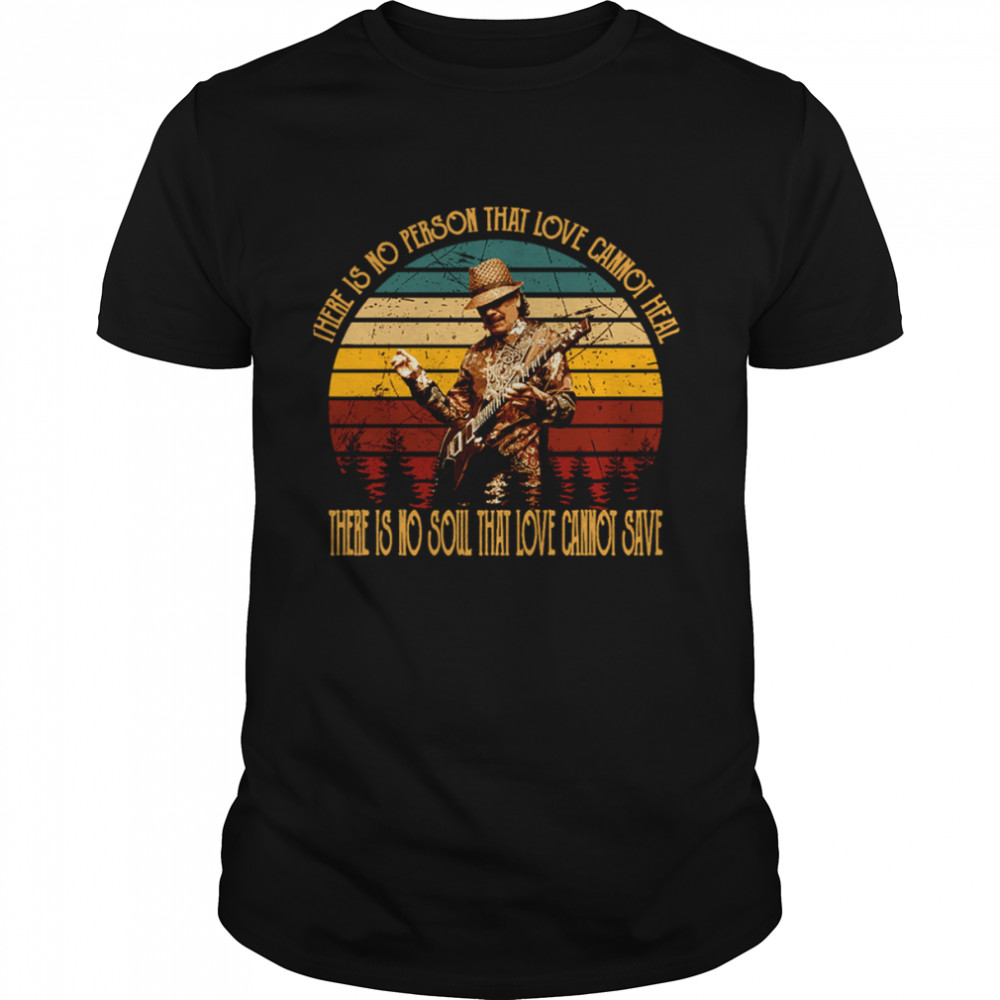 Love Guitar Music Santana Rob Thomas Carlos Latin Rock Music  Classic Men's T-shirt
