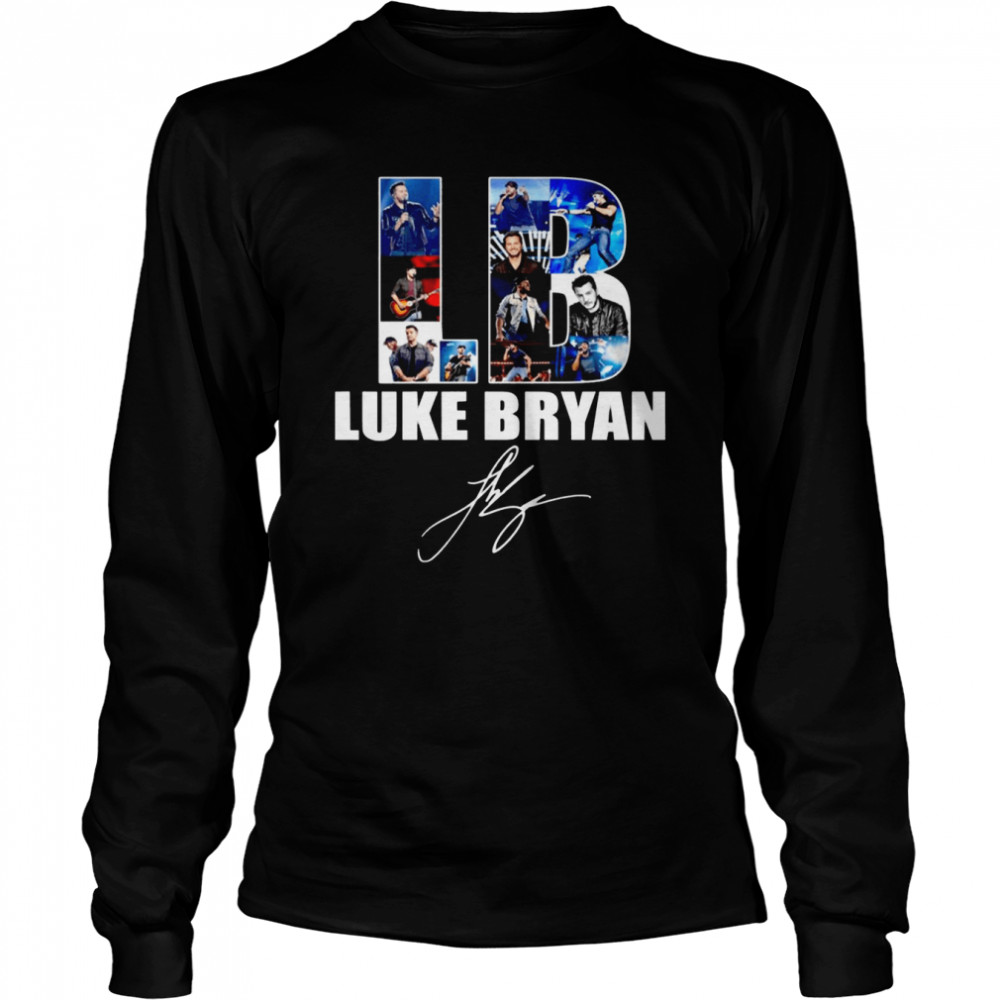 Luke Bryan Tour 2021 Signature shirt Long Sleeved T-shirt