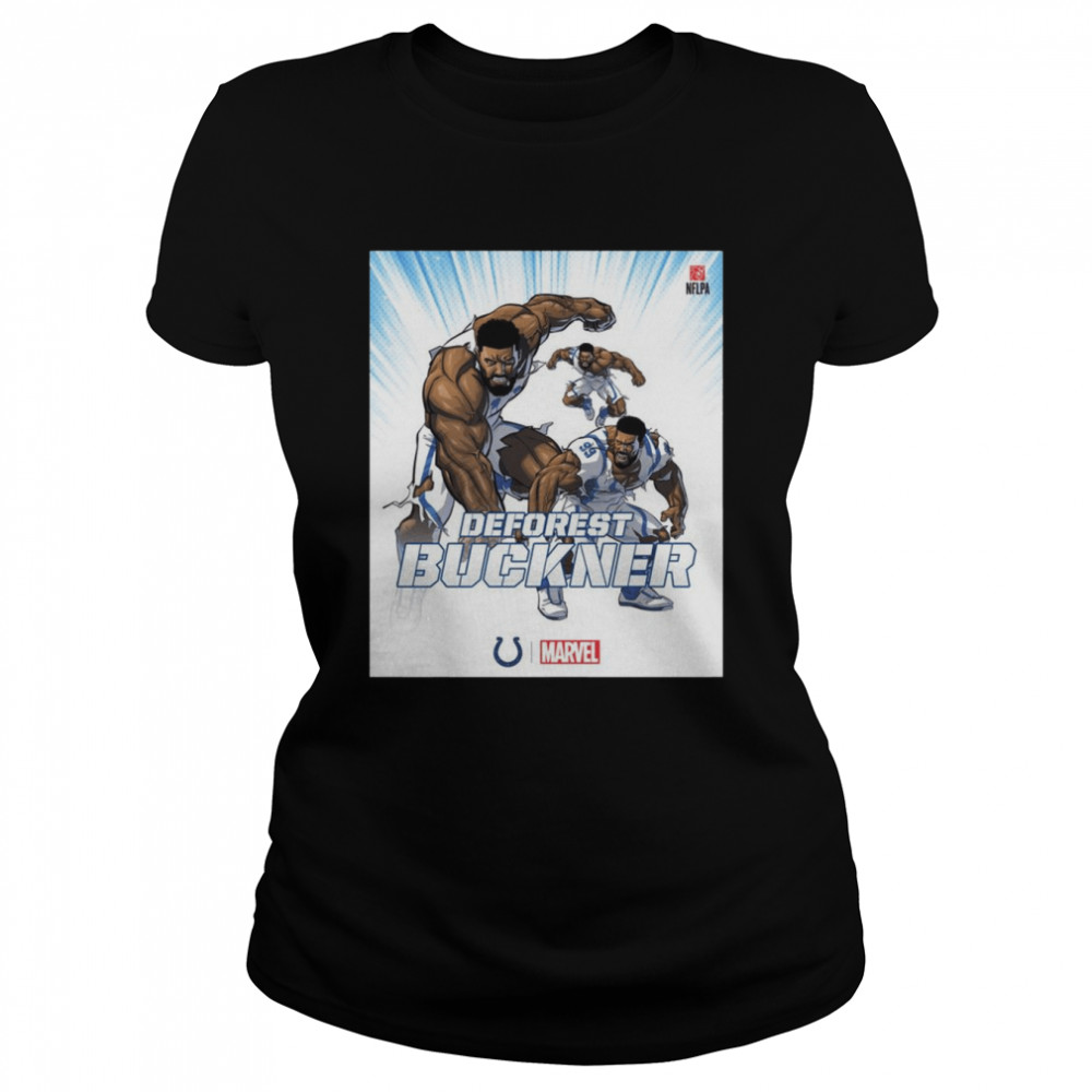 Marvel Deforest Buckner Indianapolis Colts 2022 shirt Classic Women's T-shirt