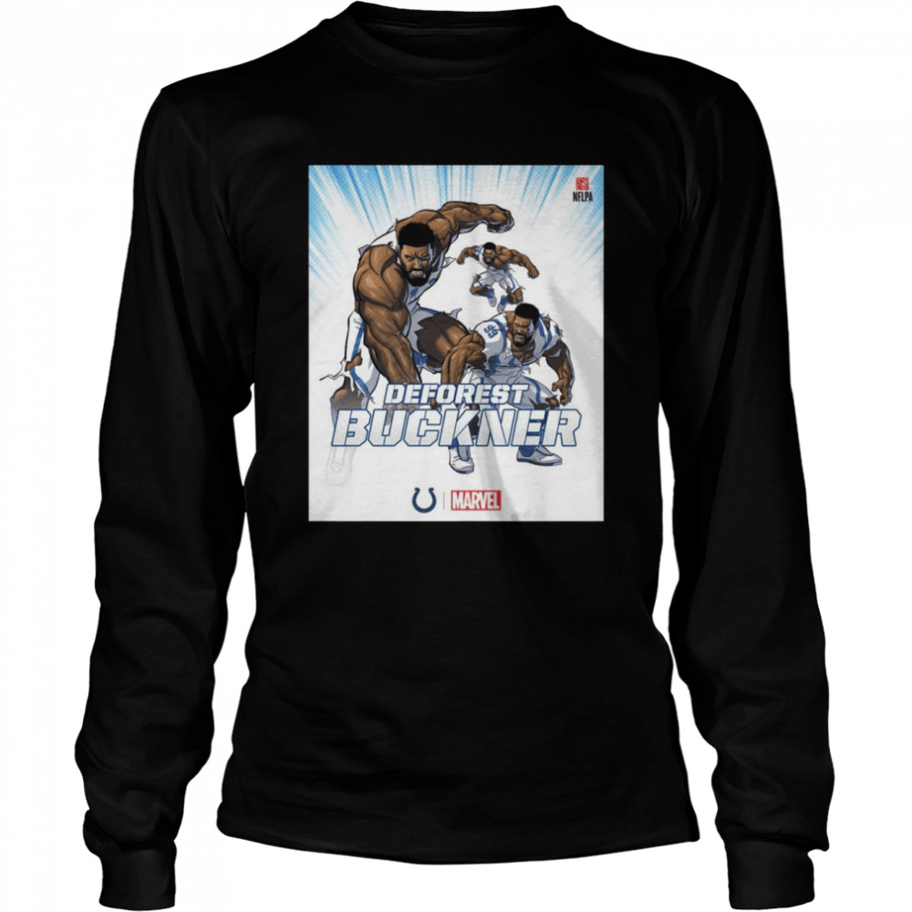Marvel Deforest Buckner Indianapolis Colts 2022 shirt Long Sleeved T-shirt