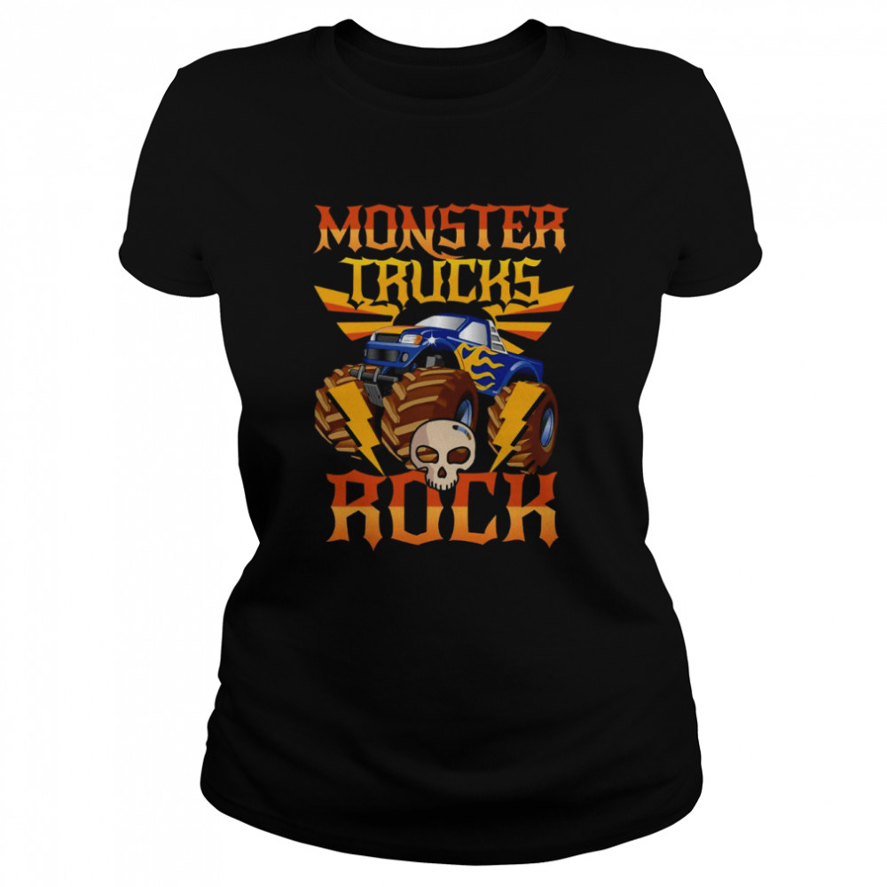 Monster Truck Car Lover T- Classic Women's T-shirt