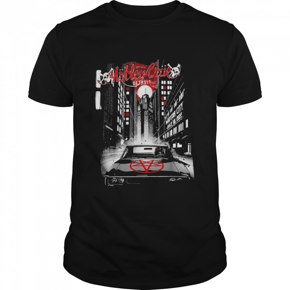 Motley Crue The Stadium Tour Detroit Shirt