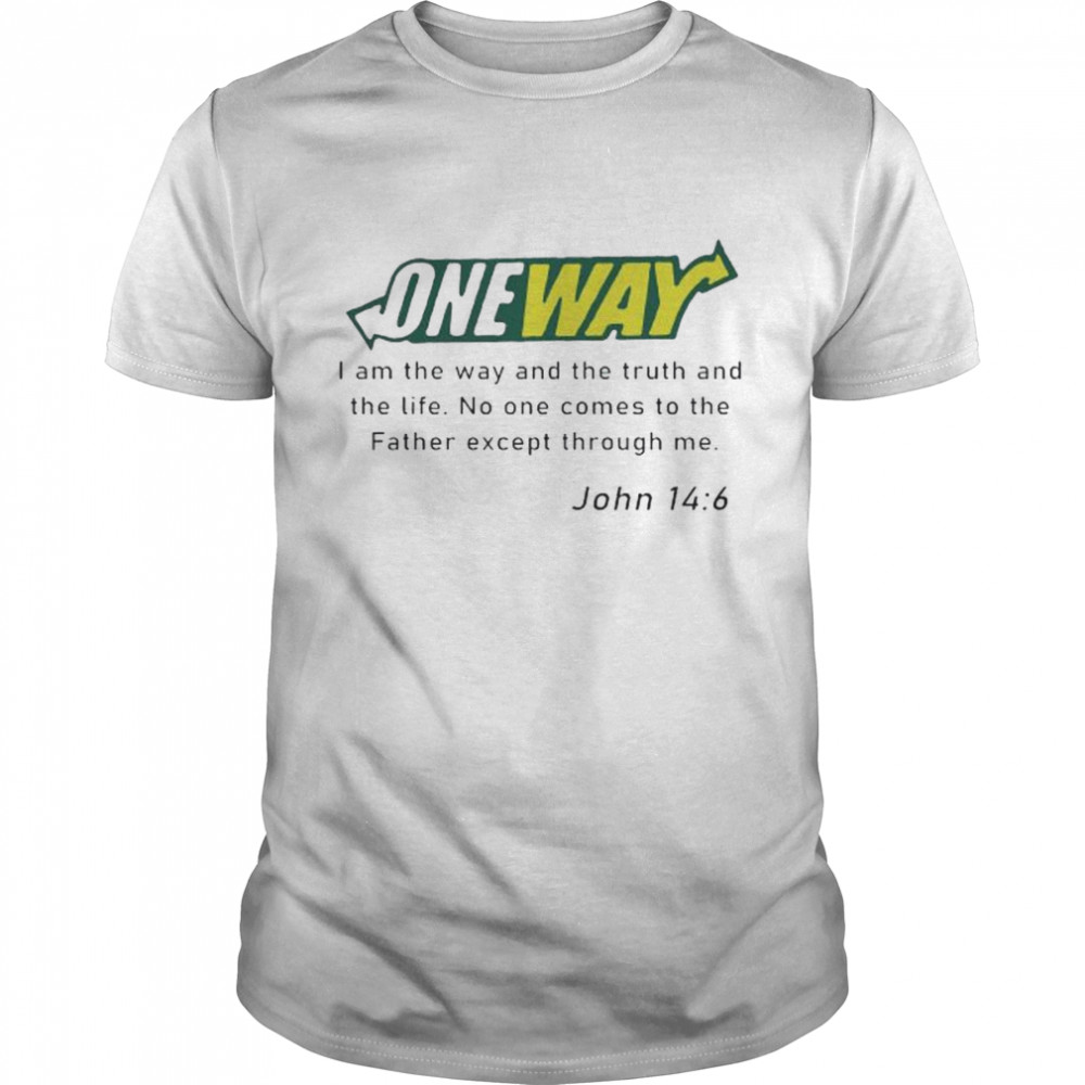 One way I am the way and the truth and the life shirt Classic Men's T-shirt