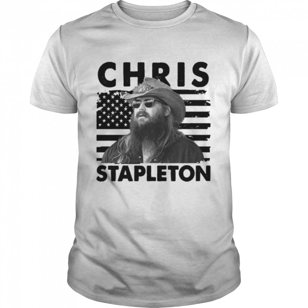 Retro American Flag Music Chris Stapleton shirt