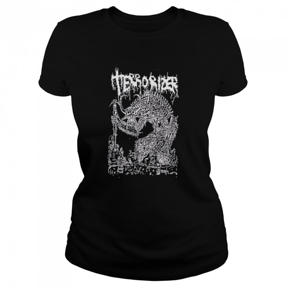 Retro Art Terrorizer Rock Band shirt Classic Women's T-shirt