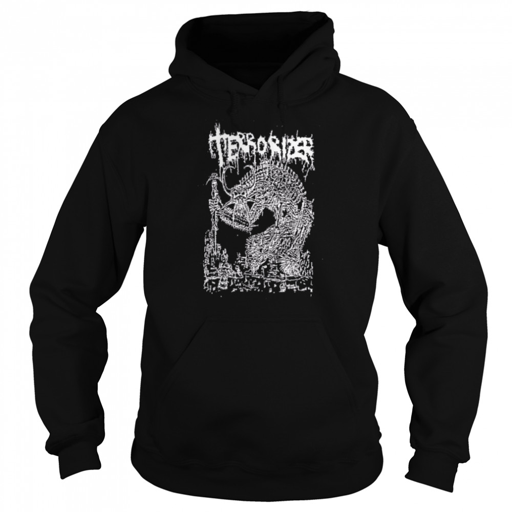 Retro Art Terrorizer Rock Band shirt Unisex Hoodie