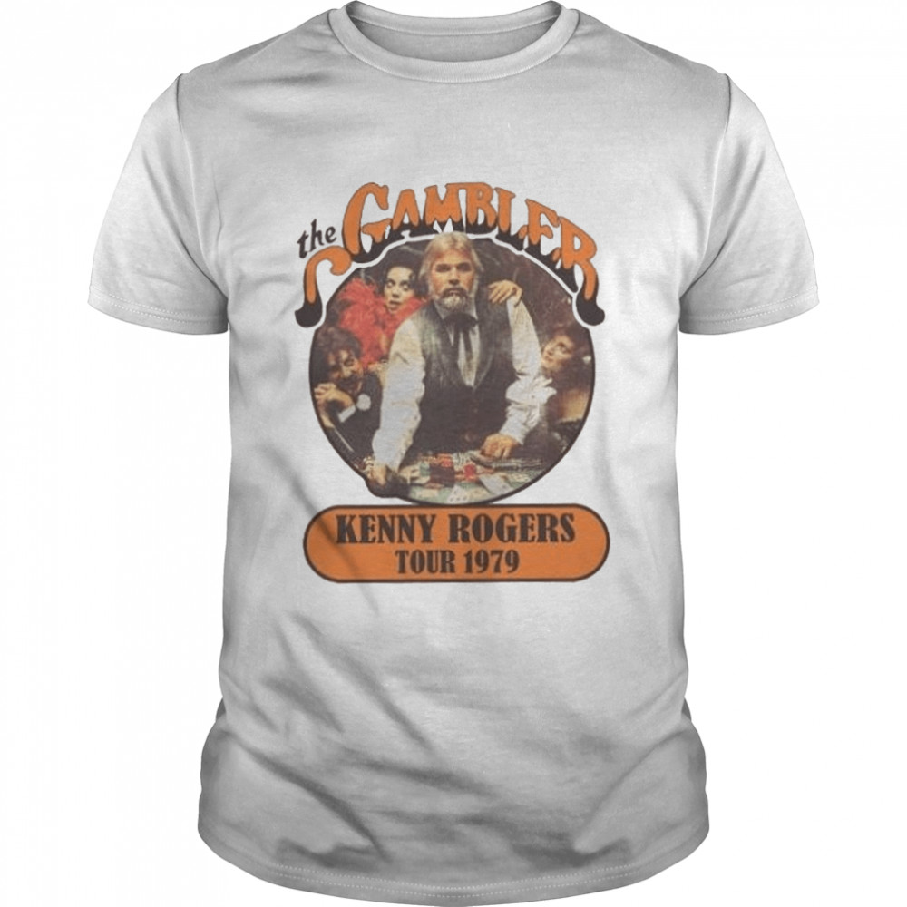 The Gambler Film Movie Kenny Rogers Tour 1979 Actor Mark Wahlberg Jim Bennett T-Shirt