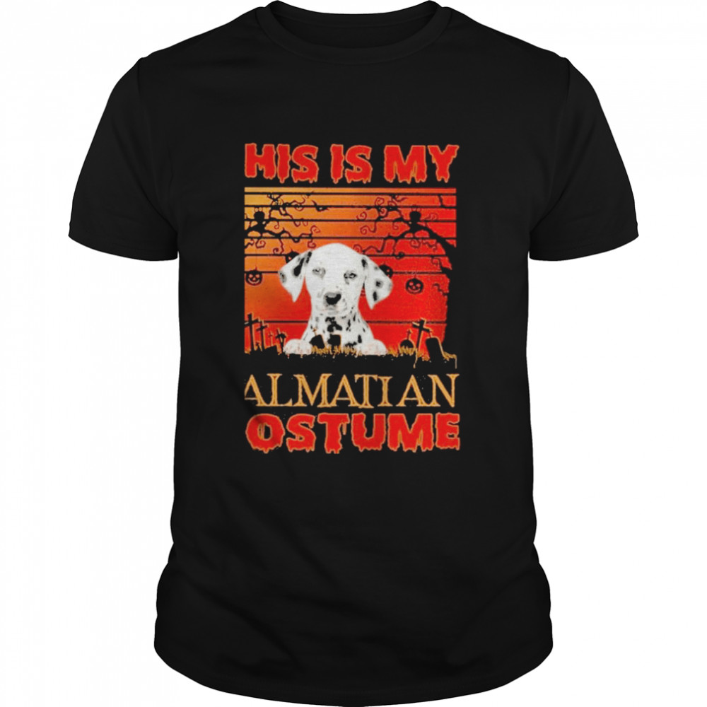 This is my Dalmatian Costume vintage Halloween shirt