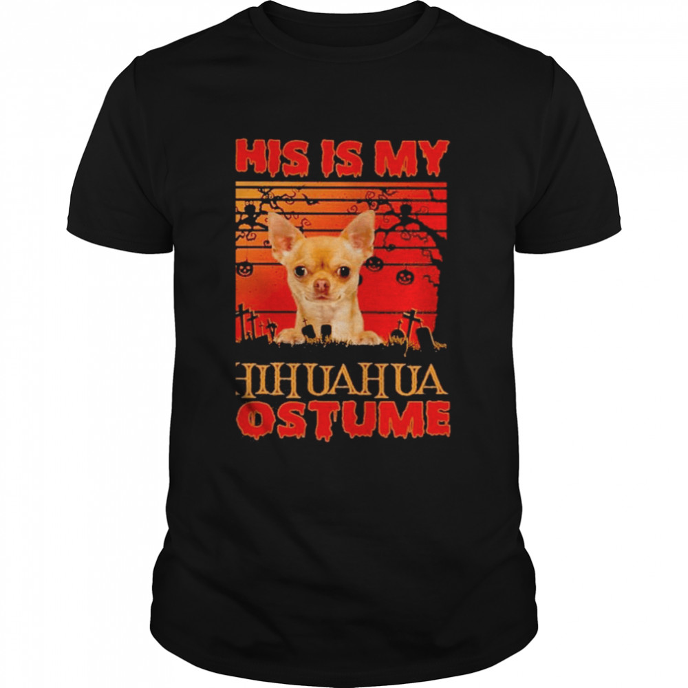 This is my Tan Chihuahua Costume vintage Halloween shirt