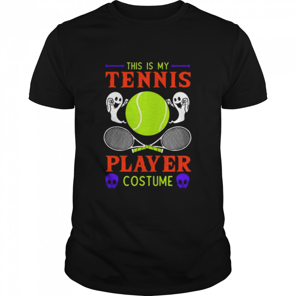 This is my tennis player costume halloween shirt