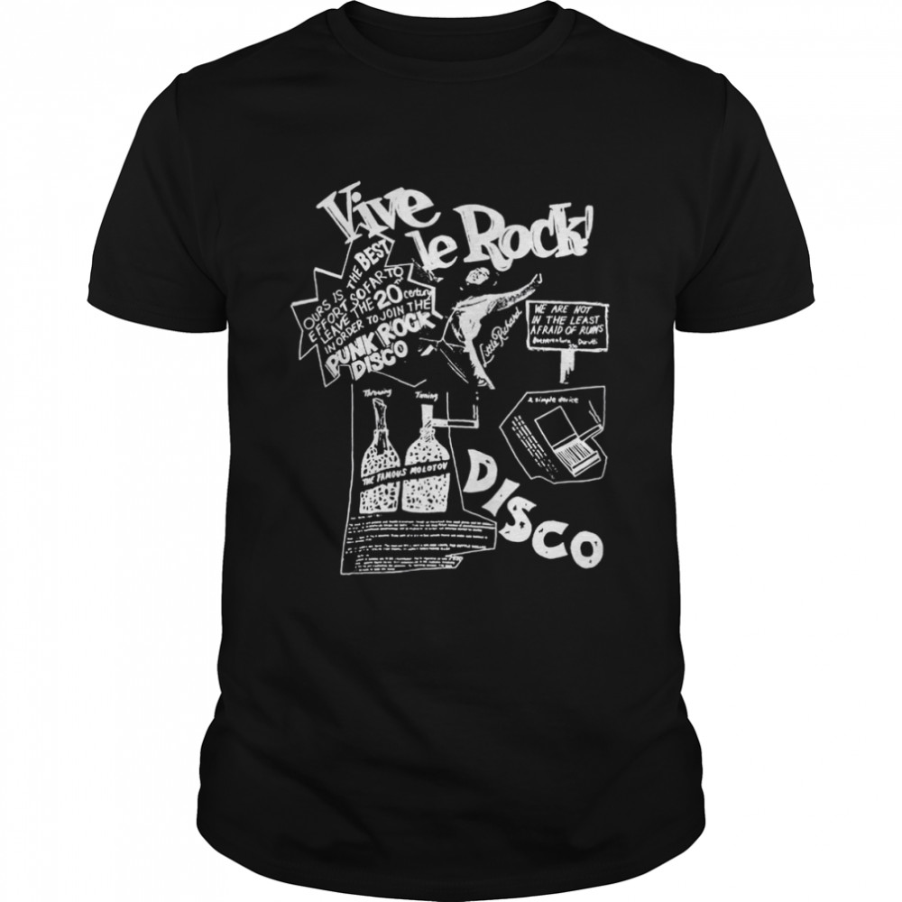 Vive Le Rock Little Richard Illustration Shirt