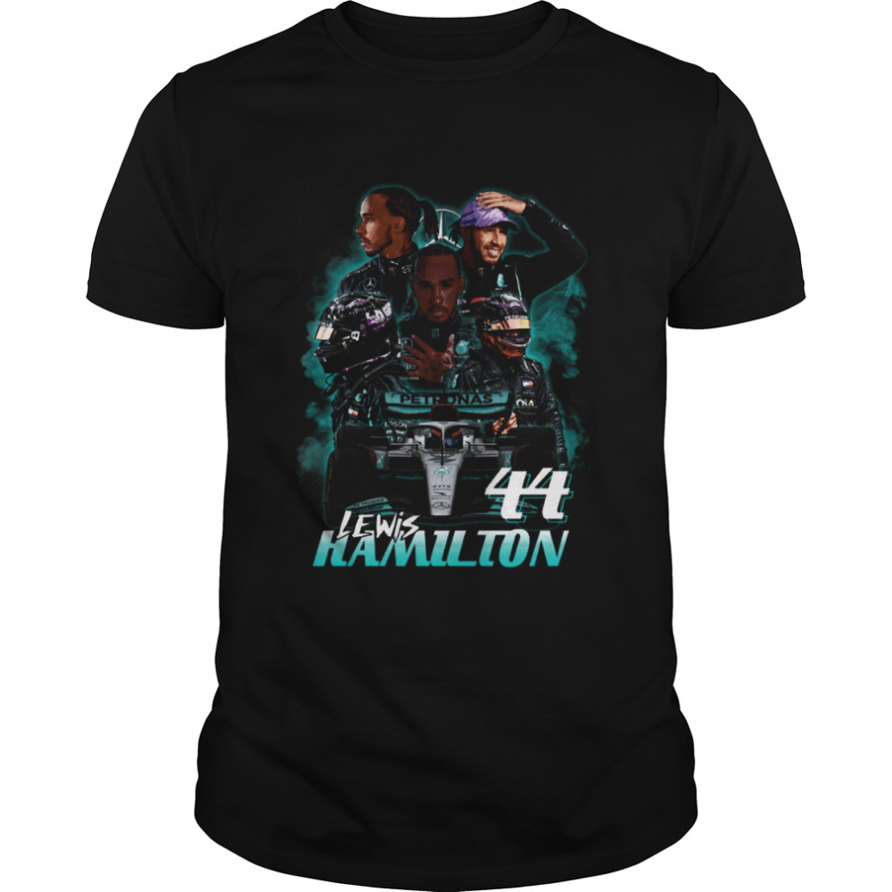 44 Formula Team Mercedes Driver British Championship Racing Formula 1 F1 Lewis Hamilton Shirt