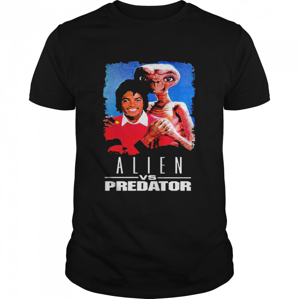 Alien VS Predator ET Michael Jackson T-shirt