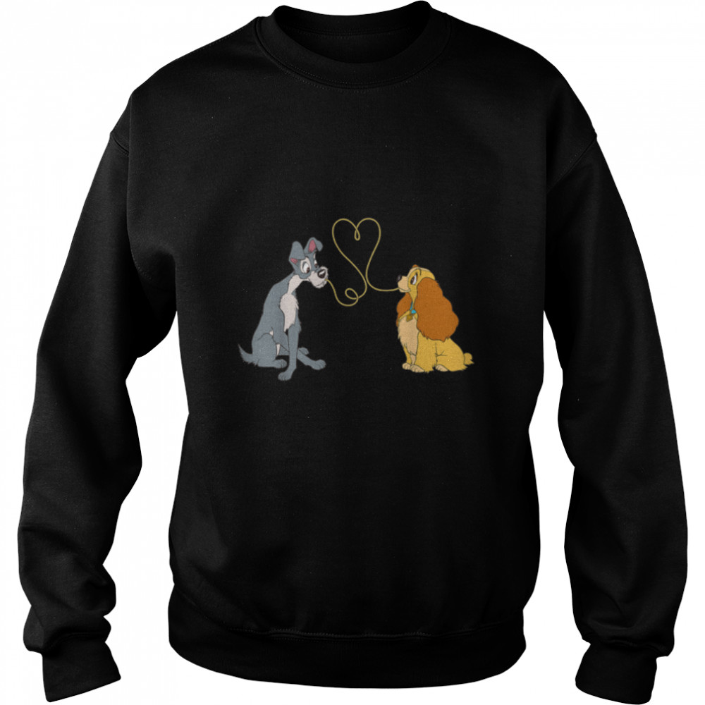 Disney Lady and The Tramp Bella Notte T- B07SQ3RD7S Unisex Sweatshirt