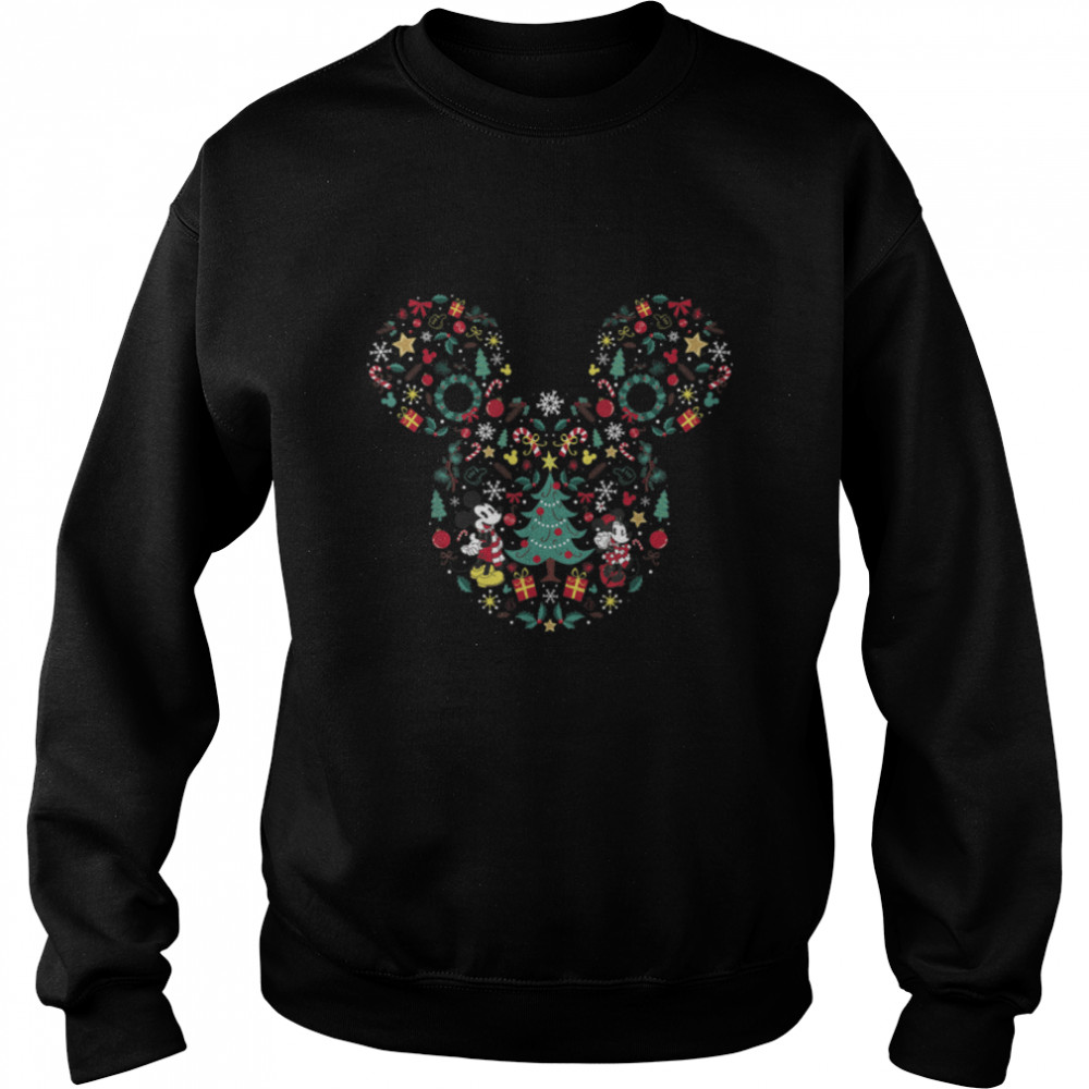 Disney Mickey And Minnie Christmas Mashup T- B081ZSKBVM Unisex Sweatshirt