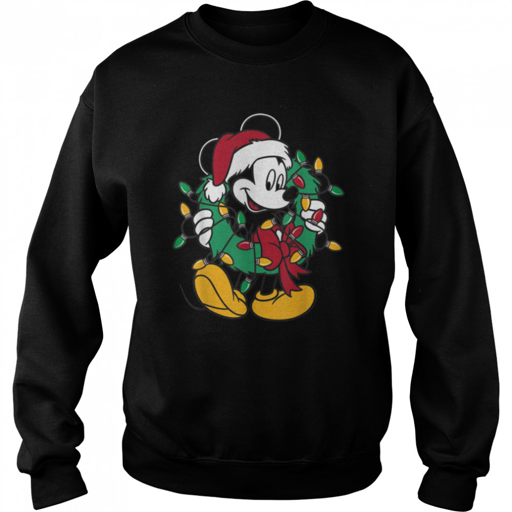 Disney Mickey Mouse Christmas Lights T- B07G7R2X69 Unisex Sweatshirt