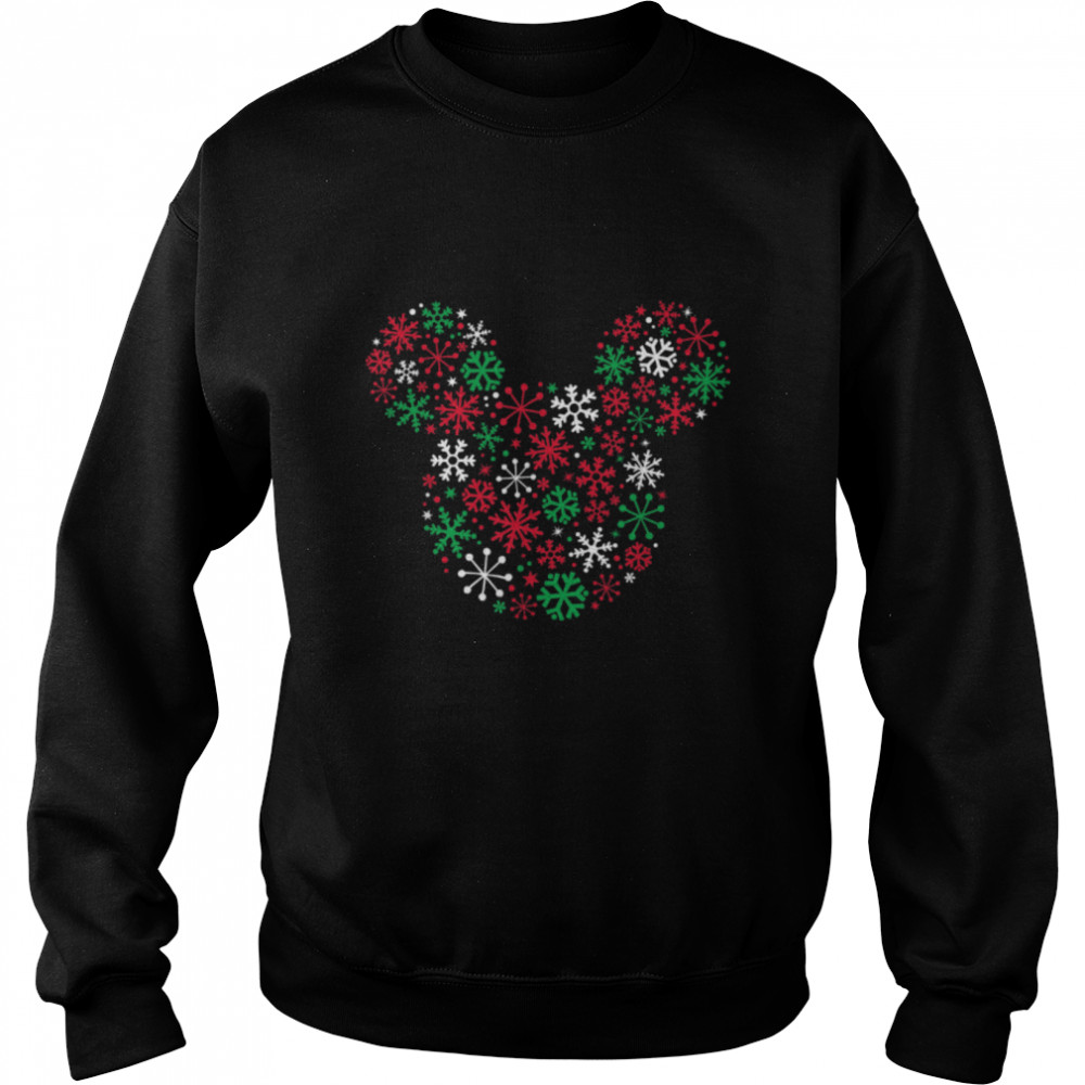 Disney Mickey Mouse Icon Holiday Snowflakes T- B07YNJ36HN Unisex Sweatshirt