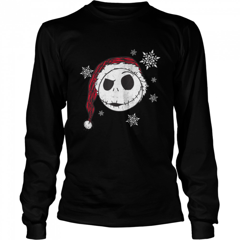 Disney Nightmare Before Christmas Snowflake Holiday T- B07KVKCN84 Long Sleeved T-shirt