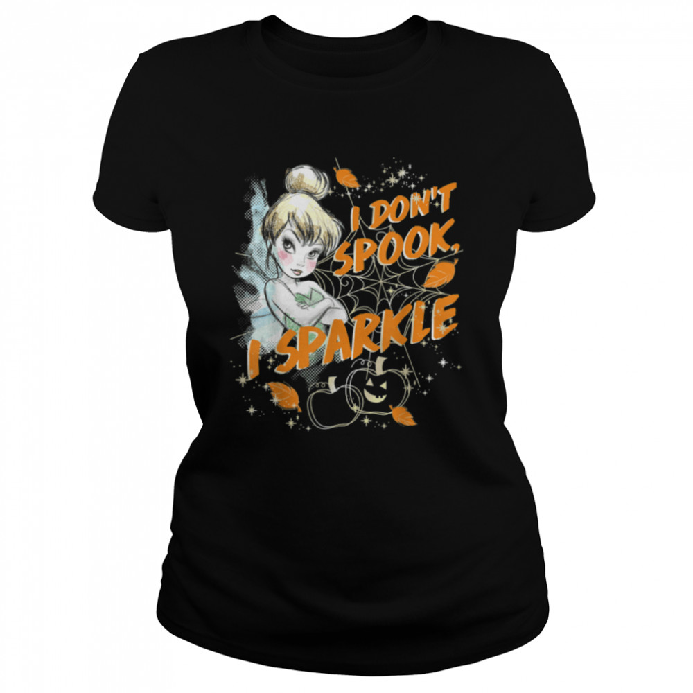 Disney Peter Pan Tinkerbell Halloween Sparkle T- T- B07JMNDMQR Classic Women's T-shirt