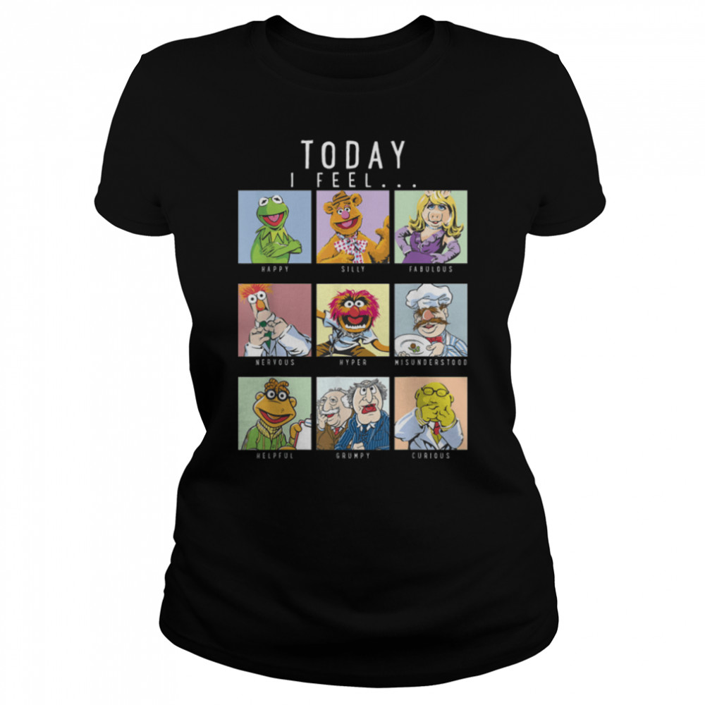 Disney The Muppets Today I Fell Box Up T- B08P4S6S37 Classic Women's T-shirt