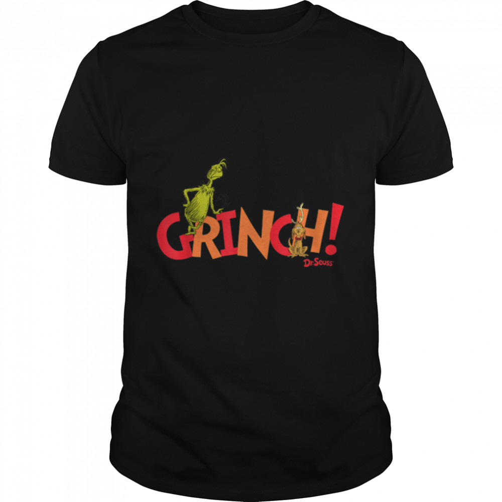 Dr. Seuss Grinch! with Max T-shirt B07P8KCZD6