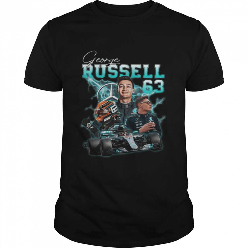 Mercedes Team Driver 63 Motorsport Nascar Racing Formula 1 F1 Rus 63 George Russell Shirt