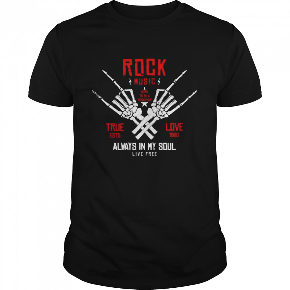 Skeleton Metal Fingers  Classic Men's T-shirt