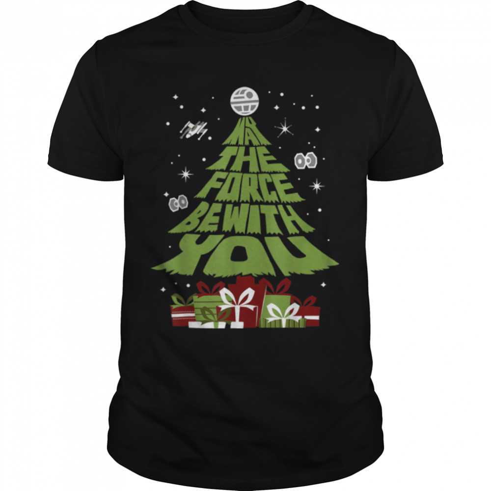 Star Wars May The Force Be With You Christmas Tree T- B07PCVKZXZ Classic Men's T-shirt