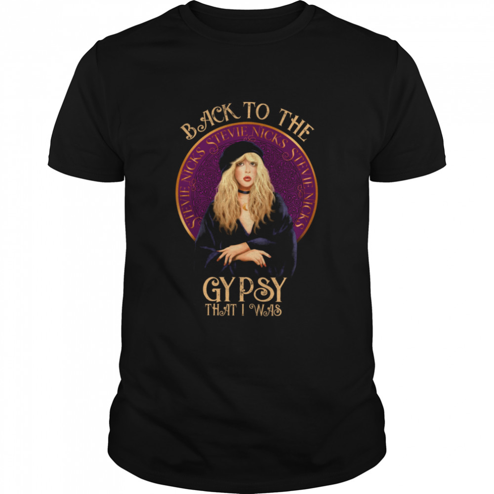Stevie Nicks Rock On Gold Back To The Gypsy shirt