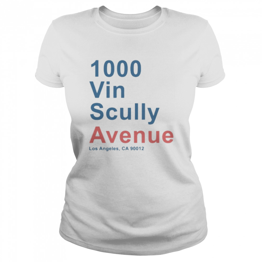 1000 Vin Scully Avenue Los Angeles CA 90012  Classic Women's T-shirt