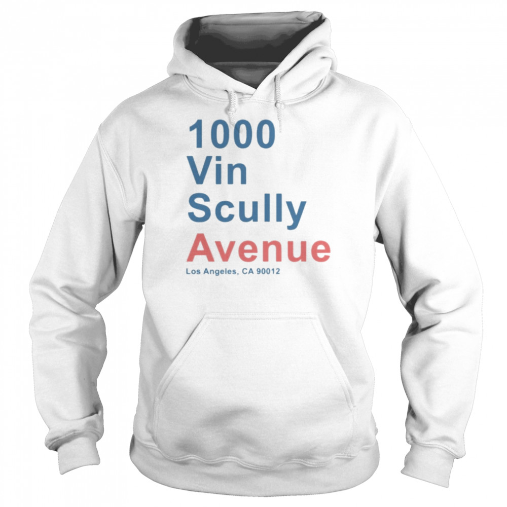 1000 Vin Scully Avenue Los Angeles CA 90012  Unisex Hoodie