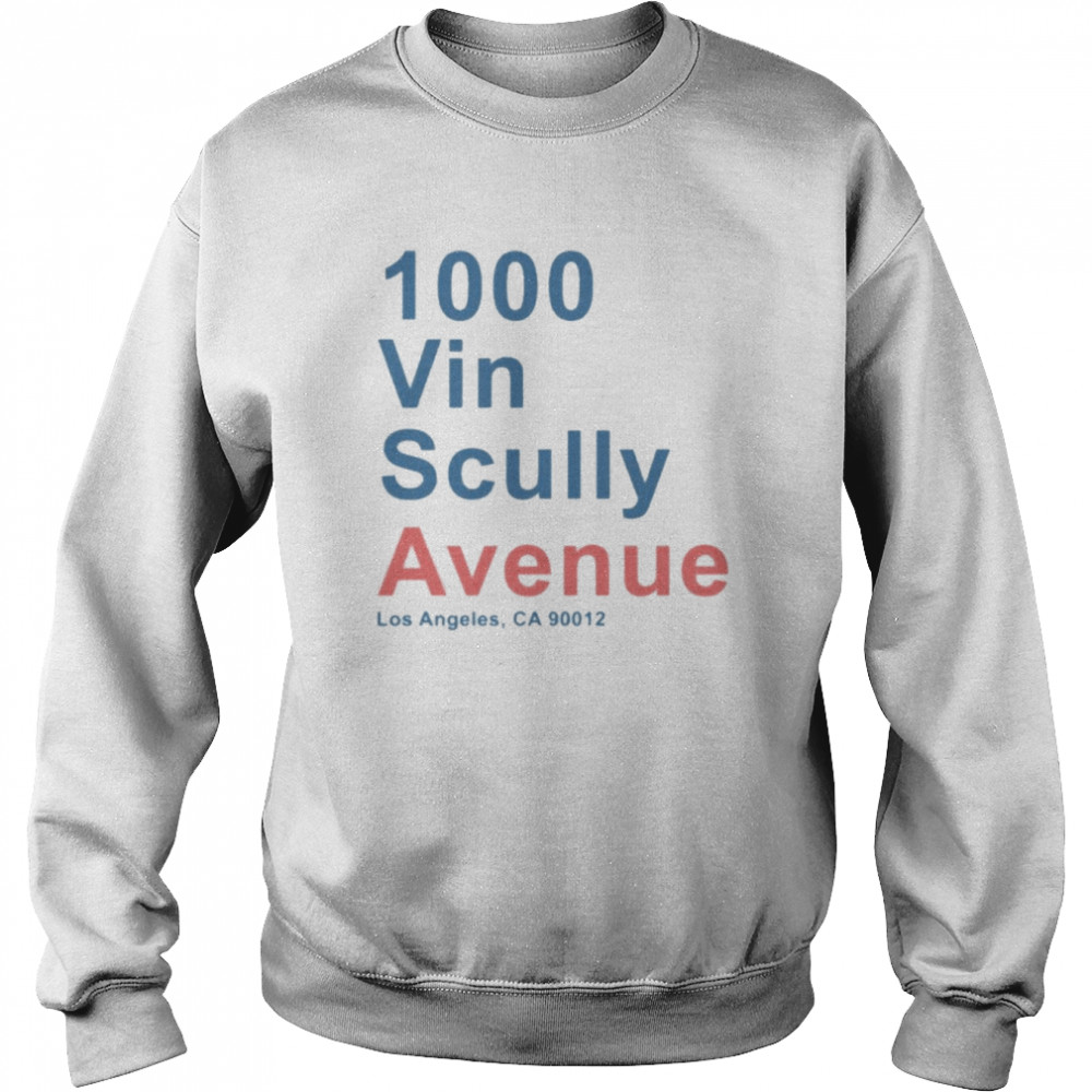 1000 Vin Scully Avenue Los Angeles CA 90012  Unisex Sweatshirt
