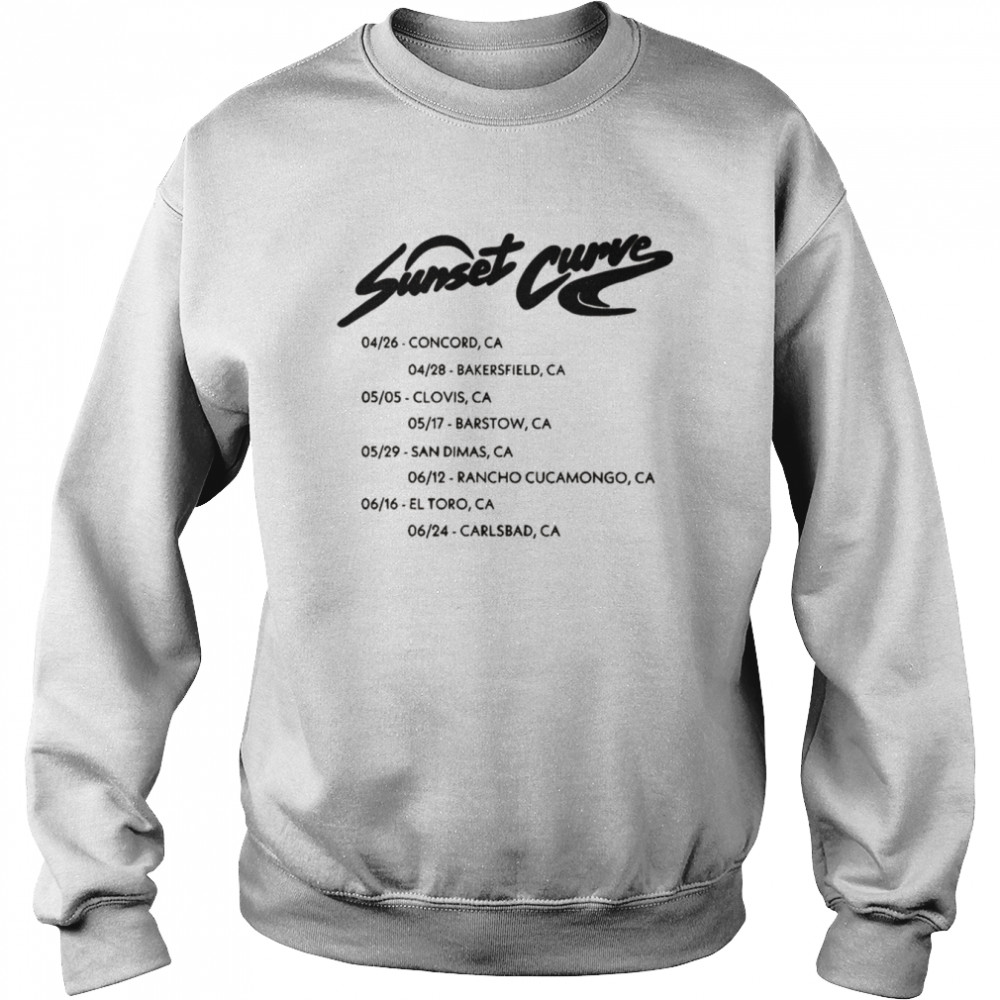 1995 Summer Tour Sunset Curve shirt Unisex Sweatshirt