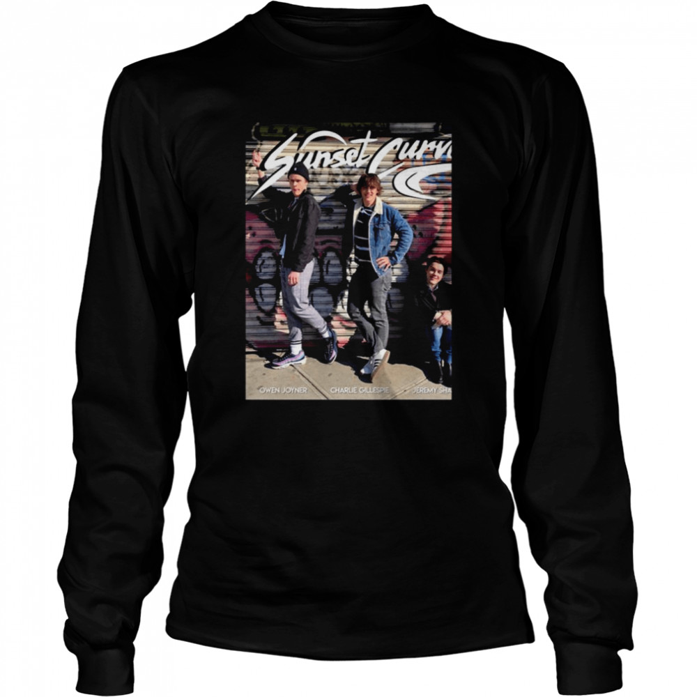 All Members Band Sunset Curve shirt Long Sleeved T-shirt