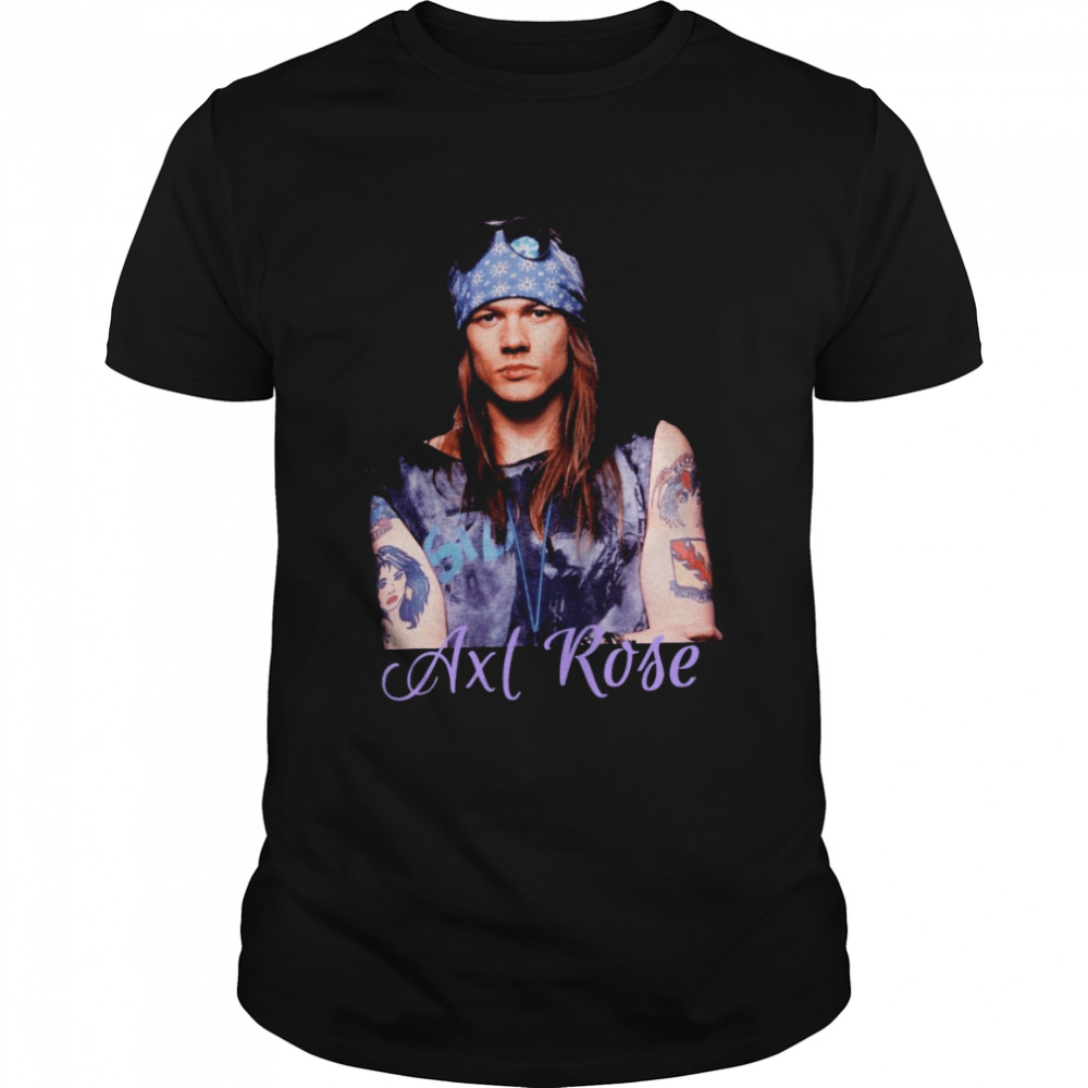 Axl Rose Singer Pop Rock Art shirt Classic Men's T-shirt